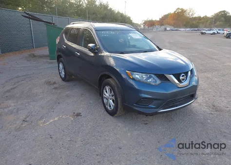2014 Nissan Rogue Sv z USA, uszkodzony, nr VIN 5N1AT2MV1EC855904